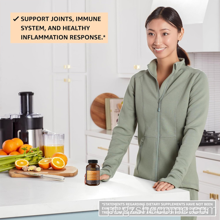 Supplemento de açafrão orgânico Suplemento imunológico Sistema saudável